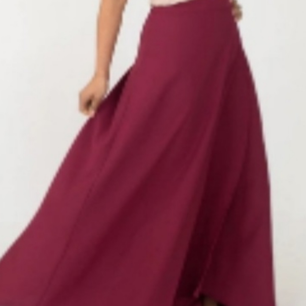 Joyfolie Bolance Skirt in Burgundy XL NWT
